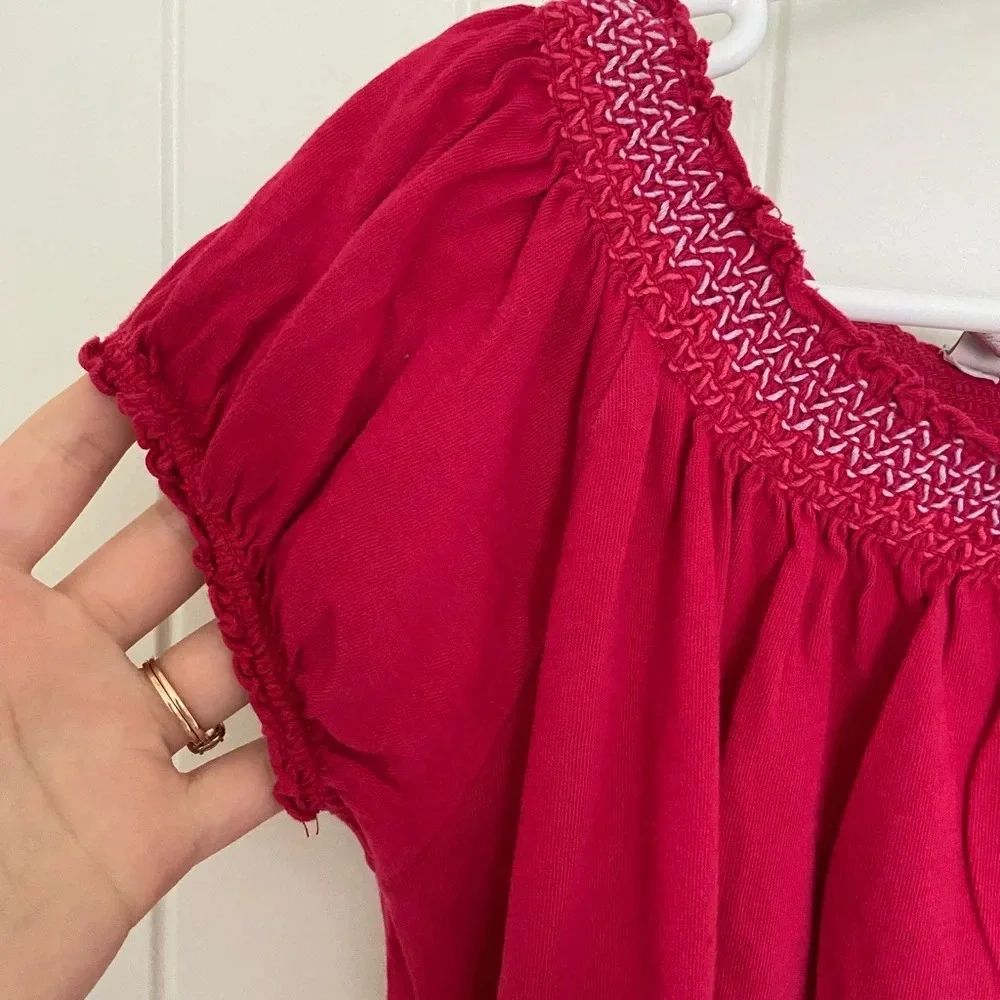 Old‎ Navy girl’s embroidered blouse — large
